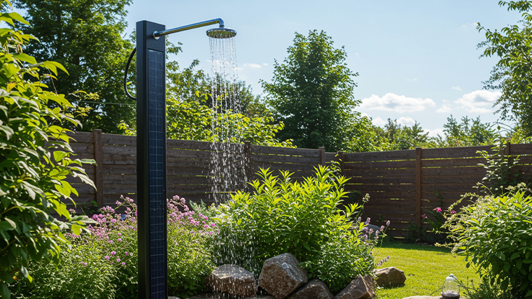 Installer une douche solaire extérieure : étapes et conseils